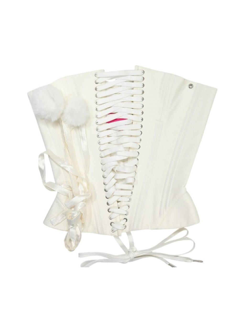 Fanci Club Sugar Plum Corset in White